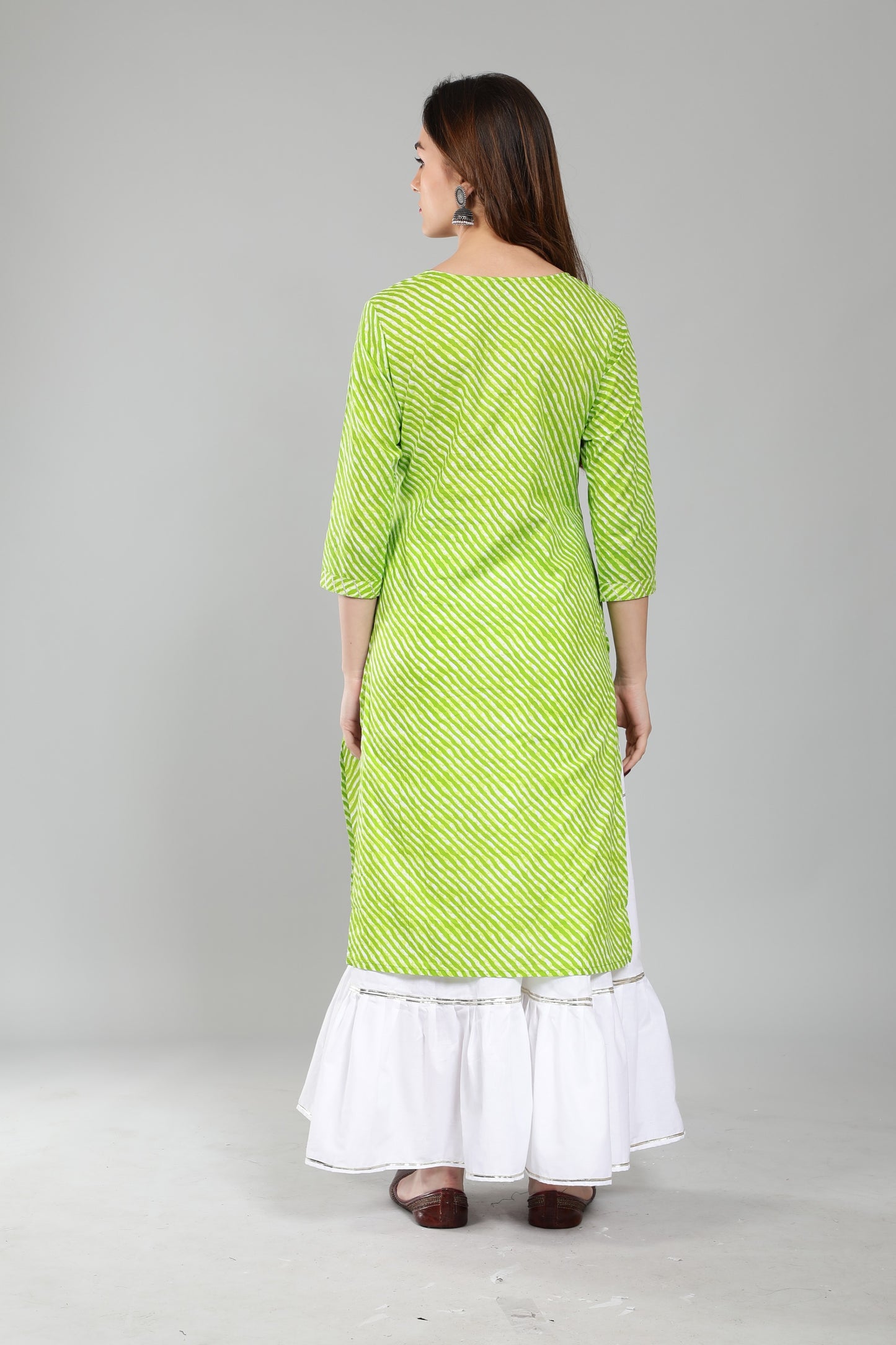 Pure Cotton Leheria Kurti