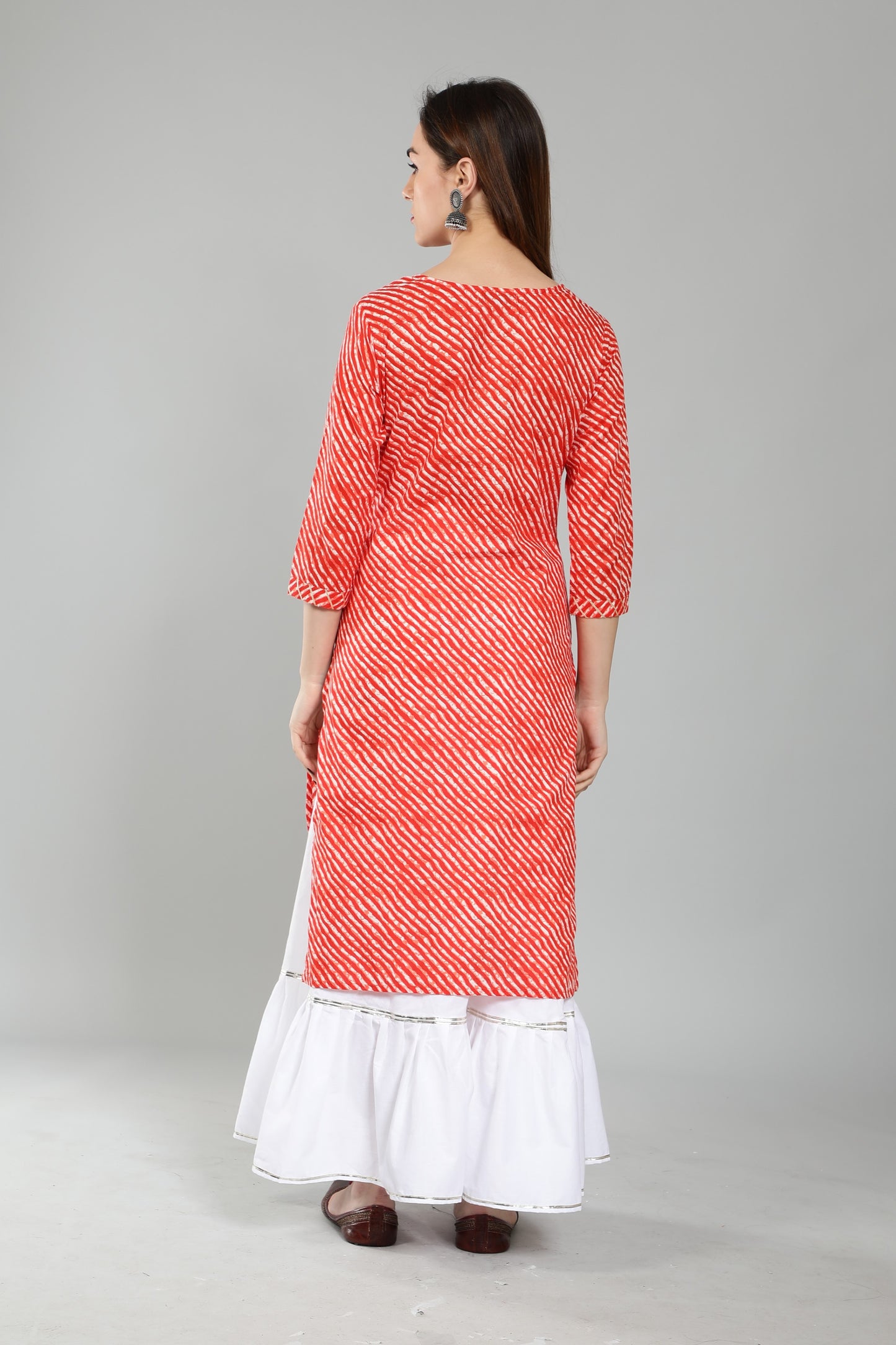 Pure Cotton Leheria Kurti