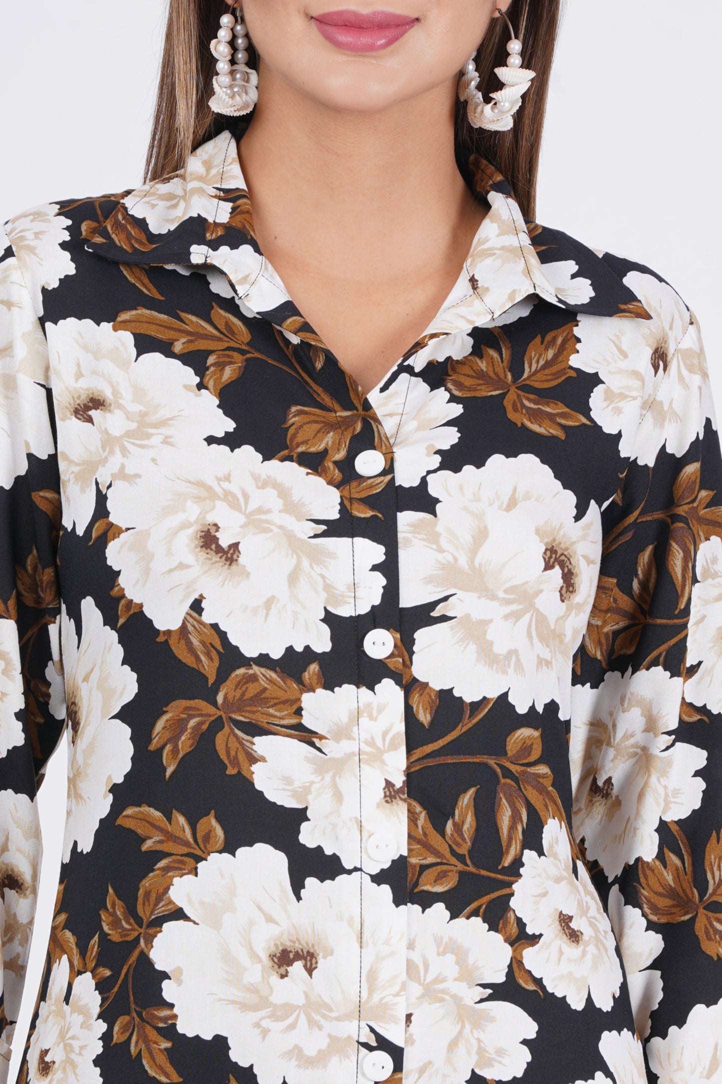 Black Colour Viscose A-Line Dress For Women