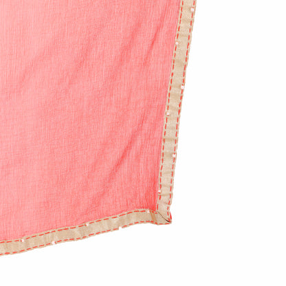 Orange Chiffon Embellished Dupatta